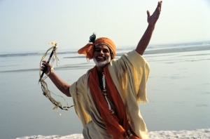 Joyful Sadhu from Short Cut to Nirvana film